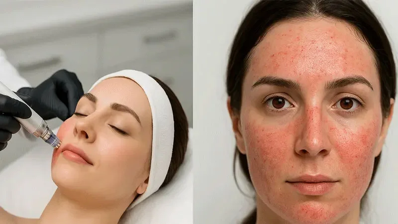 عکسی از میکرونیدلینگ برای معرفی این لیزر
